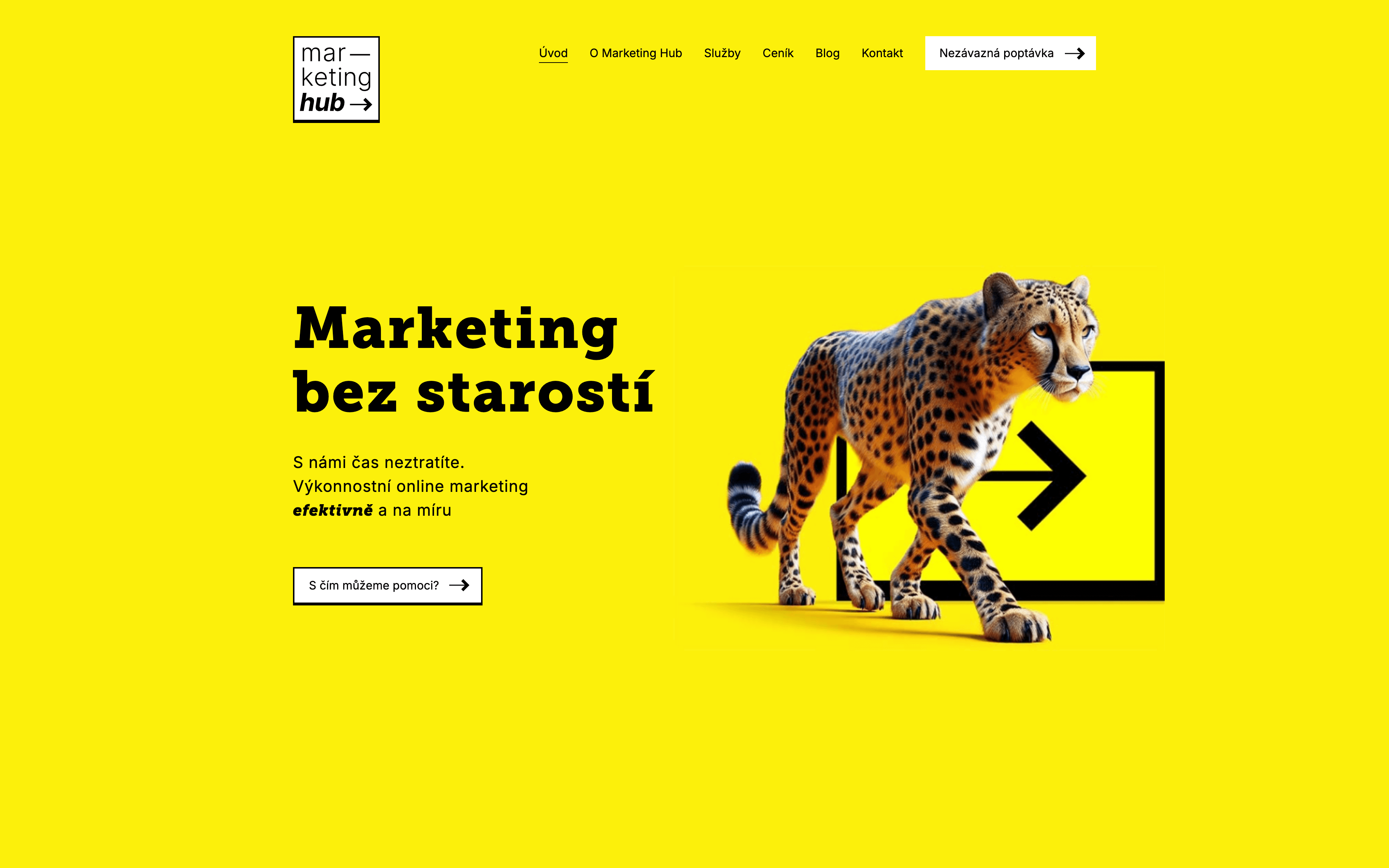screenshot marketinghub.cz